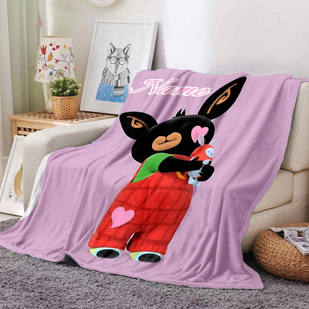 Custom Name Vampirina's Halloween Adventure Blanket for Couch & Bed, Plush Cozy Fuzzy Blanket Super Soft & Warm Blankets for Fall and Winter. 0908124