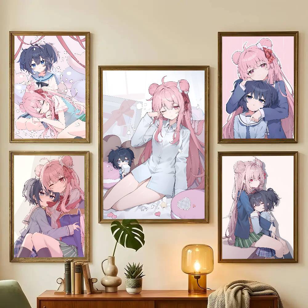 1pc Anime HAPPY SUGAR LIFE Poster Sticker Print Waterproof Wall Art For Living Room Bedroom Home Decor