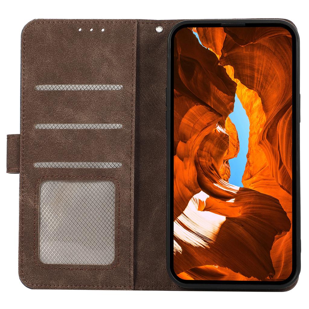 ABEEL For Xiaomi Poco C75 4G/Redmi 14R 5G/14C 4G Case Color Splicing Leather Flip Phone Cover RFID Blocking
