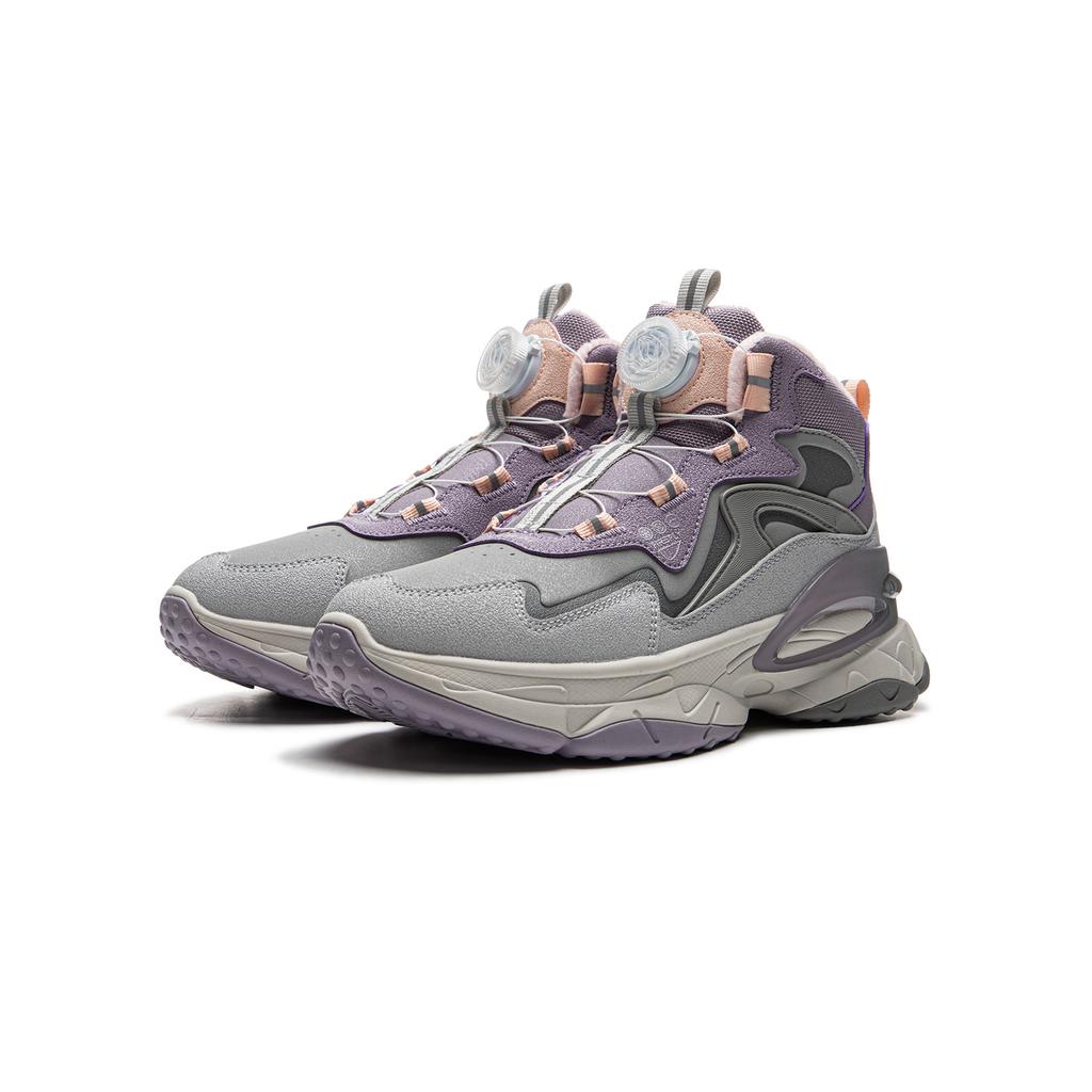 Li Ning Kids Fashion Versatile Simple Trendy Personality Non-Slip Shock Absorbing Wear-Resistant Warm Casual Shoes Kids Casual Shoes YKCU172-32