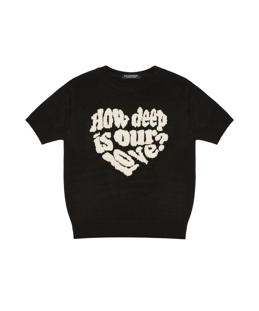 LUVISTRUE Dn Boucle Love Knit(Black)
