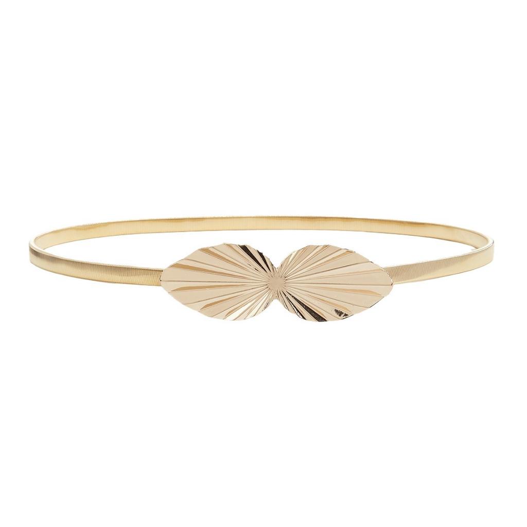 Metal Spring Belt Women'S Dress Shirt Sweater Elastic Elastic Waist Chain Waist Seal