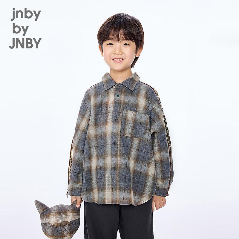 JNBY by JNBY Boys  Plaid Long Sleeve Shirt 150
