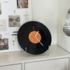 Retro Black Vinyl Record Sunset Wall Clock - Perfect for Living Room, Office, Desk, or Wine Cabinet Décor