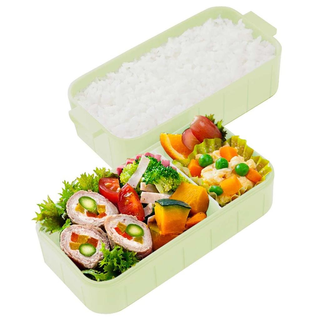 Skater Mamekichimameko Bento Made in Box, 600ml, Antibacterial, Two-Tier, Women's, Japan, YZW3AG-A