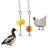 Stainless Steel Bird Cage Food Holder Adjustable Length Bird Feeder for Cage  Birds