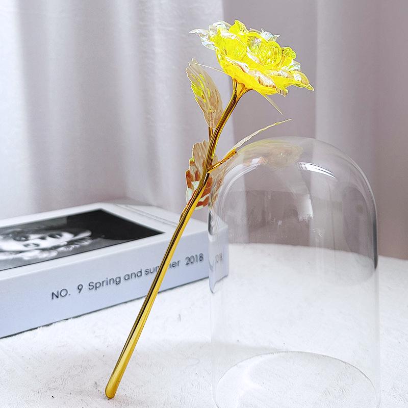 Nelke Goldfolienblume Geschenkbox - 24K Goldrose für den chinesischen Valentinstag