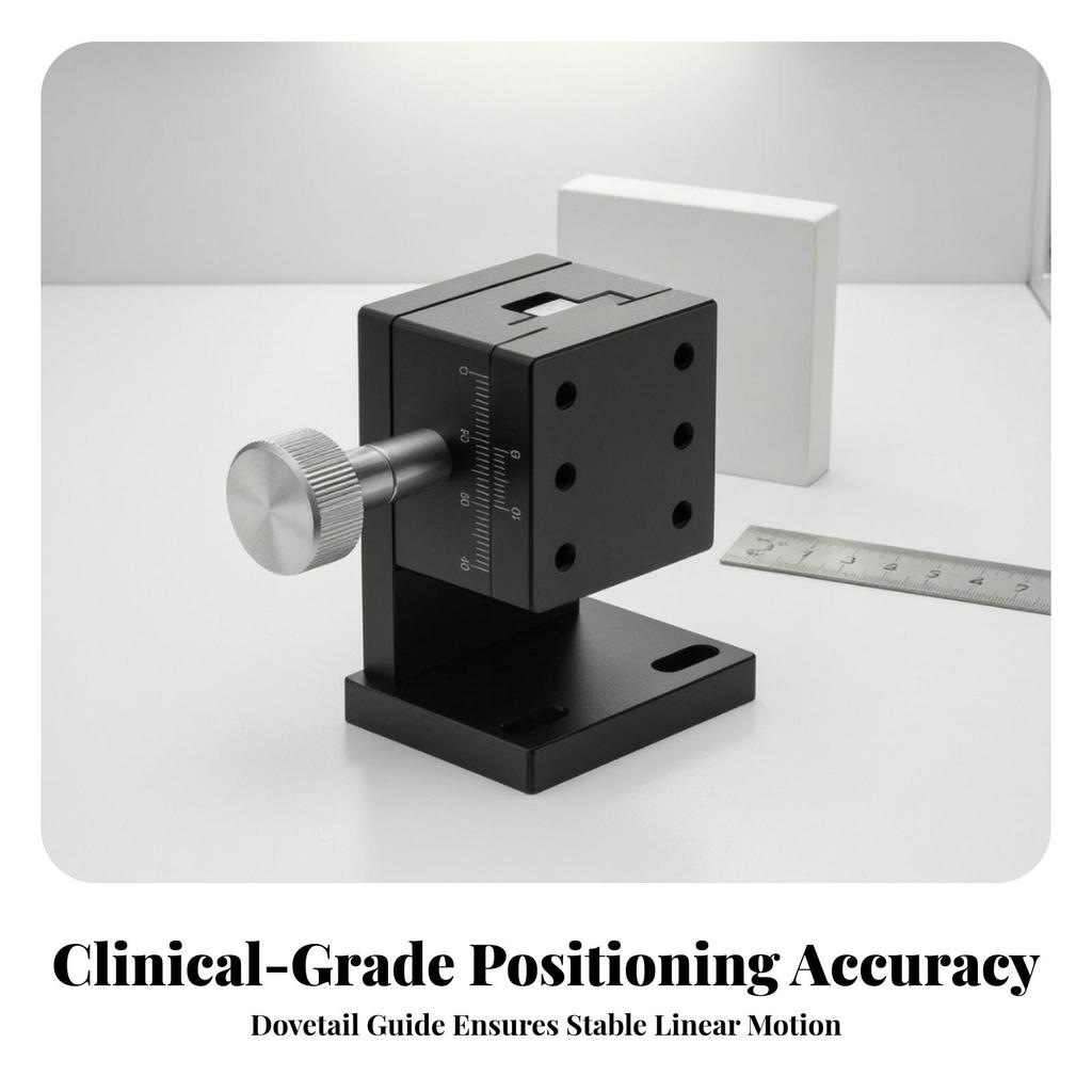 Fine Tuning Manual Sliding Stage | Compact, Table with Dovetail Guide