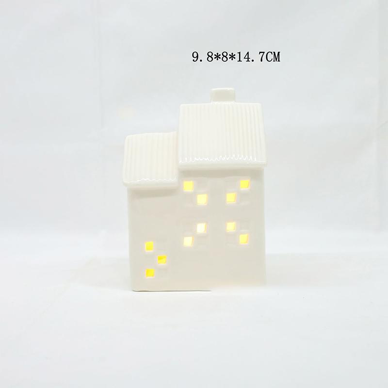 Keramikos namas žvakidė Keraminė arbatinės žvakidė Žvakių degiklis namų miegamojo dekoravimui Įkurtuvių dovana