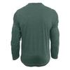 Herren Henley Kragen Langarm T-Shirts Einfarbig Frühling Herbst Freizeit T-Shirt Herren