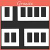 Placa de Parede Decorativa Elegante Branca Brilhante Cobertura de Interruptor Rocker para 1-4 Módulos
