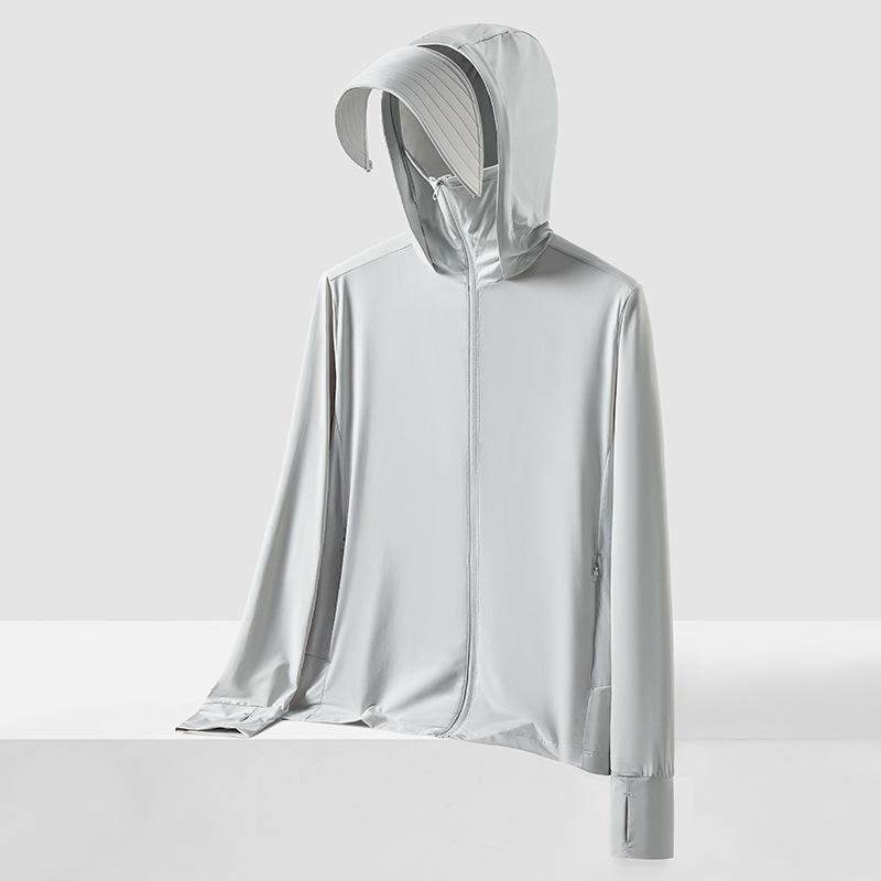 

Куртка от солнца Woodpecker UPF 50+ Летняя ледяная шелковая - Легкая УФ-защита для мужчин и женщин 4XL