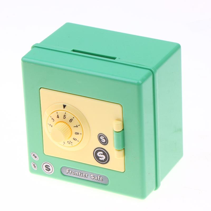 Kids Safe Box Mini Combination Lock Piggy Bank Secure 4 Digit Code Saving Money Coin Cash Box Birthday Gift for Boys Girls