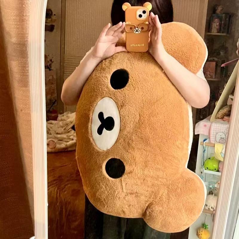 

Cute Rilakkuma Double-Sided Plush Pillow - Perfect Valentine s Day Gift 40cm (0.4kg)