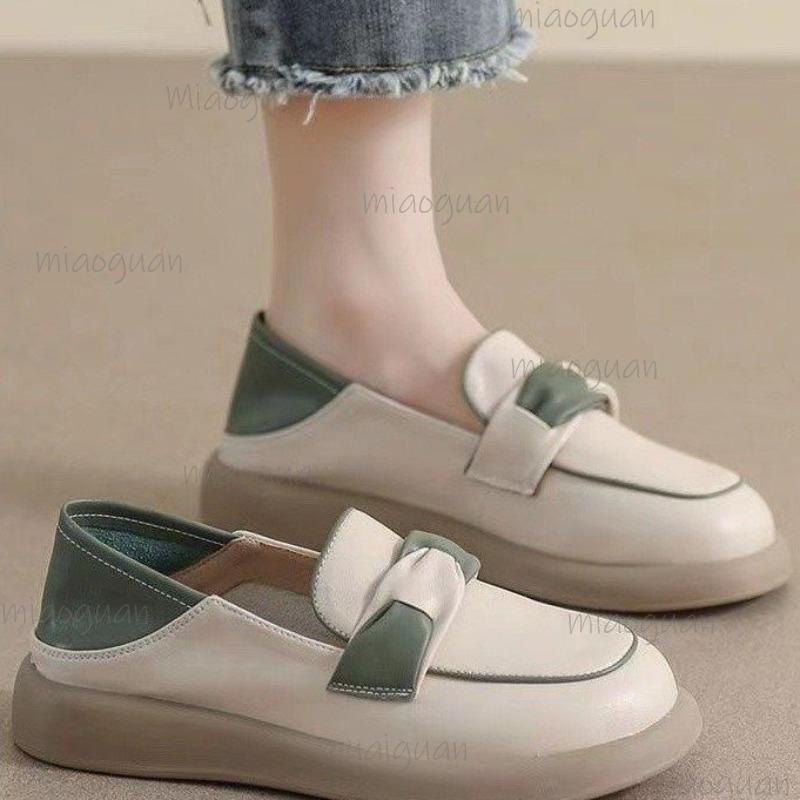 Fashion Round Toe Women's Flat Shoes Casual Korean Style Ladies Footwear Soft Sole Slip On Loafers Size35 40 Mocasines Mujer Sandalias