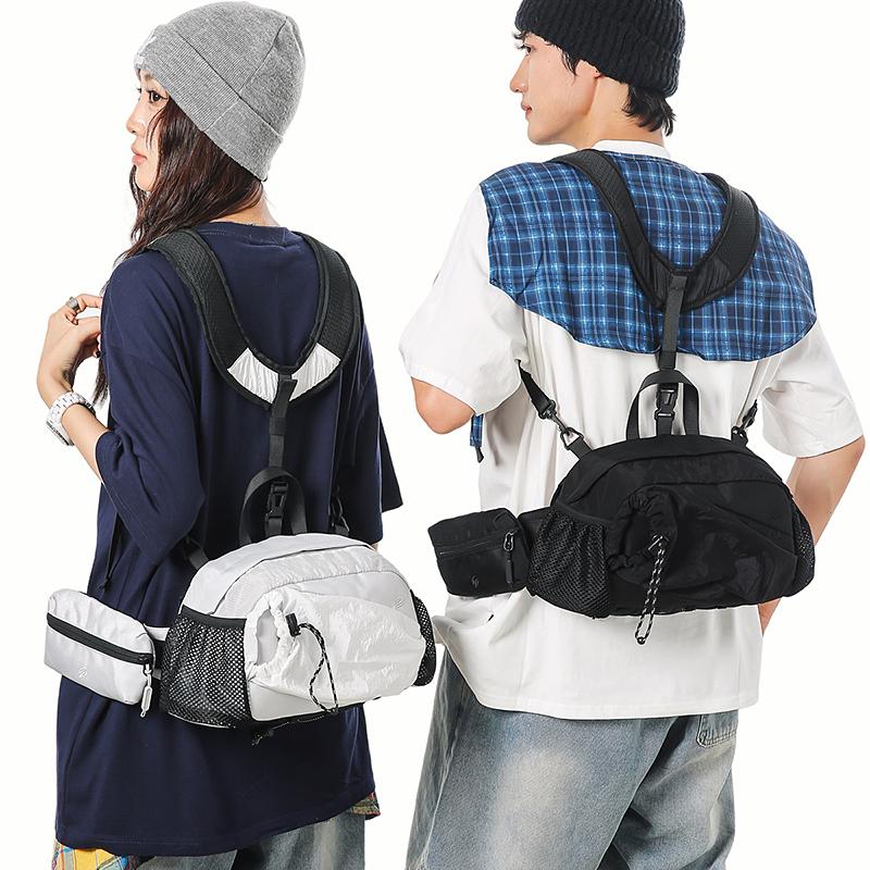 Outdoor Sports Mountaineering Bag Men's Travel Crossbody Bag Women's Chest Bag Multifunctional Waist Bag