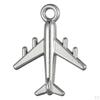 10 Pieces Plane Necklace Bracelets Pendant DIY Jewelry Making Charms Beads
