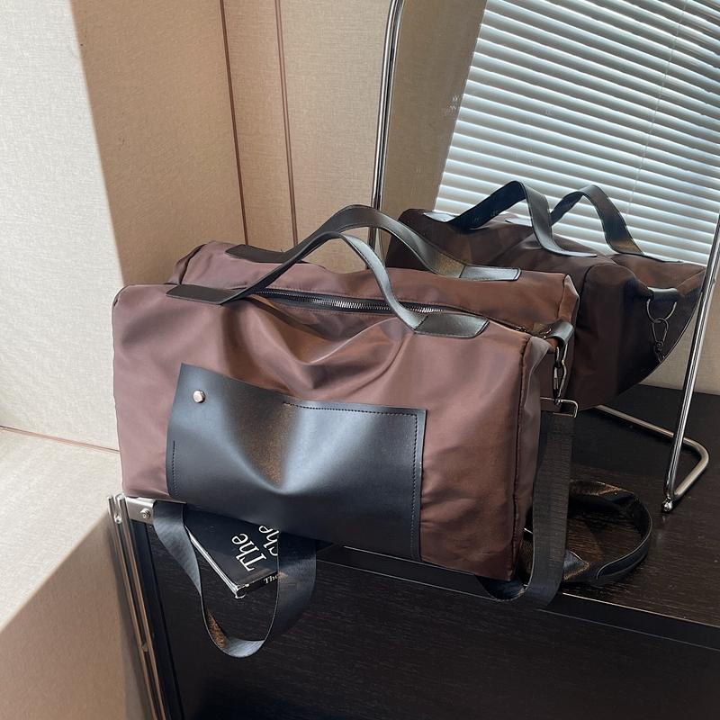 Large Capacity Outdoor Duffel Bag Travel Bag Commuter Hand Shoulder Bag