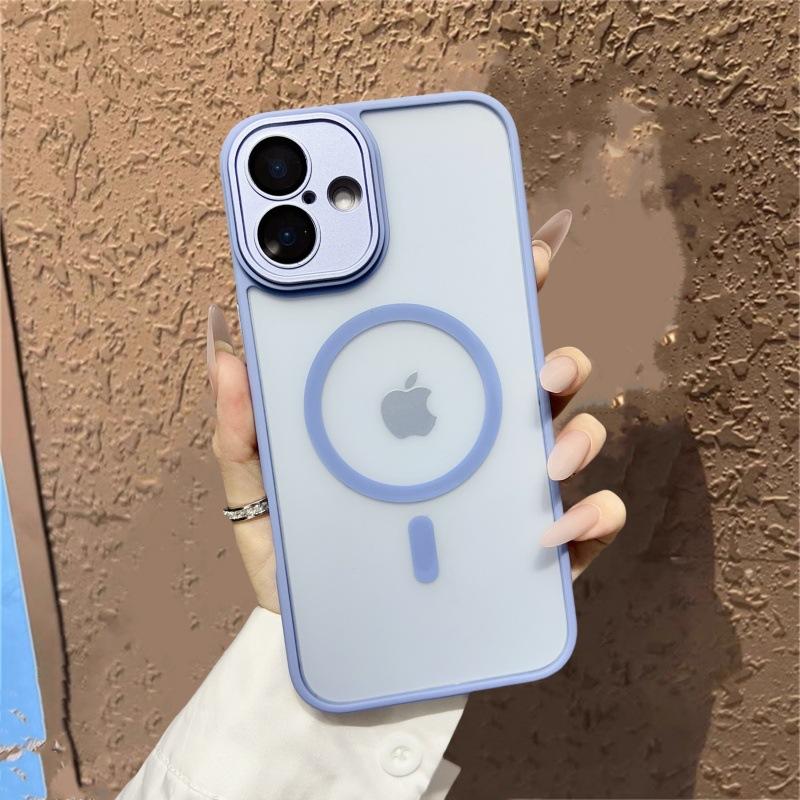 Applicable To Apple 17 Yadun Frosted Skin Sensitive Magnetic Suction Phone Case IPhone 16 Full Pack Lens Film Protection Case
