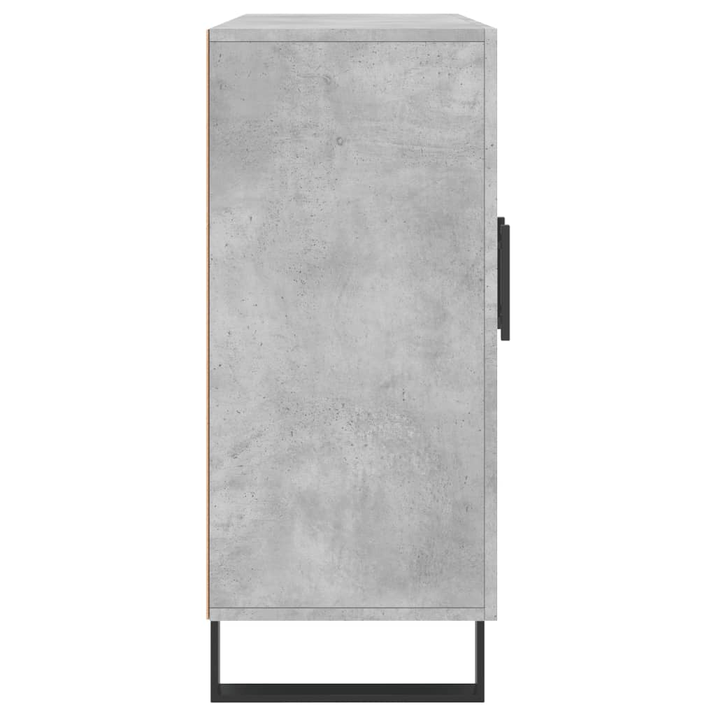 Sideboard Concrete Grey 90 x 34 x 80 cm Engineered Wood