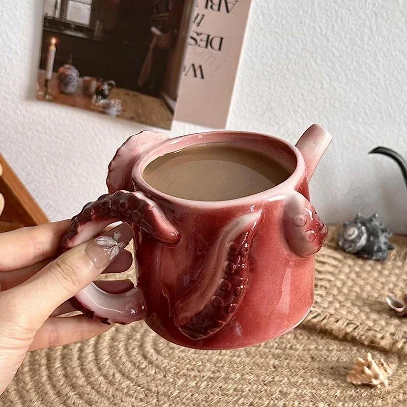 Creative Irregular Ceramic Mugs High End Unique Halloween Gifts Home Afternoon Tea Exquisite Coffee Cups Desktop Decorations