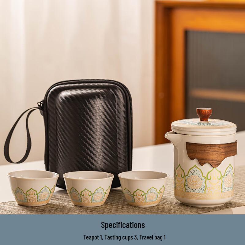 Naijiang Portable Ceramic Travel Tea Set