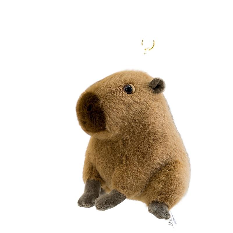 Lovely Capybara Plush Toys Kawaii Capibara Plushie Pillow Stuffed Soft Animal Doll Capybara Toy Pendant Toy Gift
