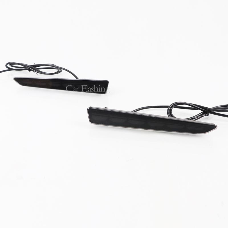 2PCS Auto Lighting LED Rear Fog Lamp For Toyota Raize 19-22 Tanto-Custom Brake Light Rear Bumper Decoration Lamp