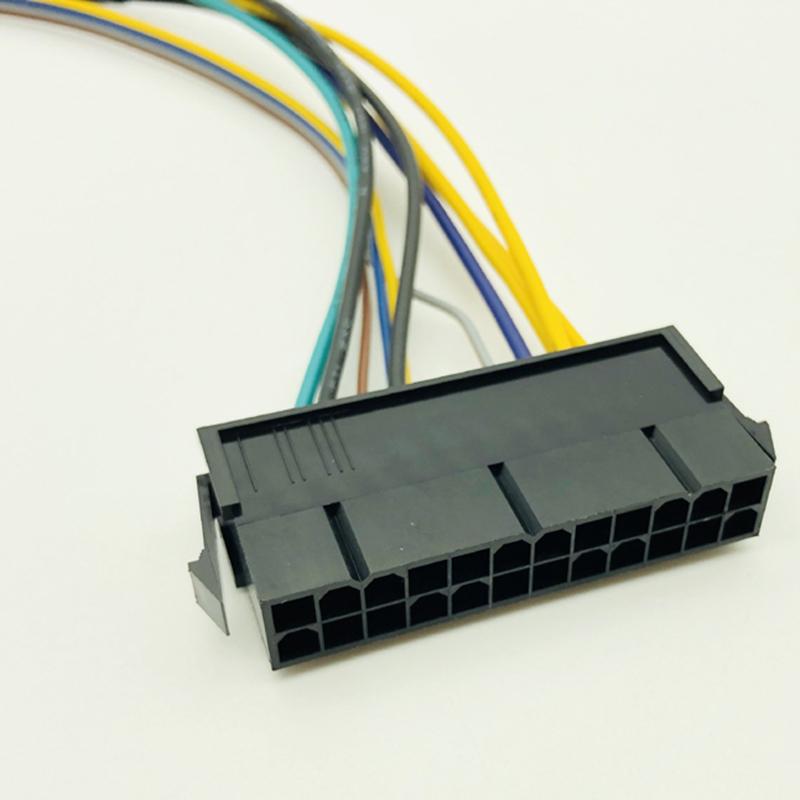 Câble d'alimentation modulaire 30CM ATX 24 broches 24 broches femelle vers 6 broches 6 broches mâle Connecteur 6 broches pour Elite 8100 8200 8300
