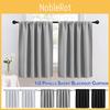 High Precision Short Curtain With Pure Color For Bathroom And Kitchen Black Grey White 76*60cm Piece)