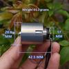 DIY Hair Dryer Mini 29mm BLDC 3-phase Brushless Motor, 110000RPM High-Speed Alloy Impeller Turbo Ducted Fan DC11.1-14.4V