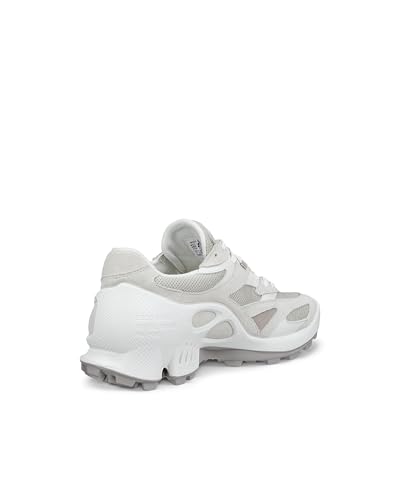 ECCO BIOM C-TRAIL W Damen Echtleder-Sneaker, 80347361421, Shadow White/Gravel/White, Größe 24.0 cm, 3E