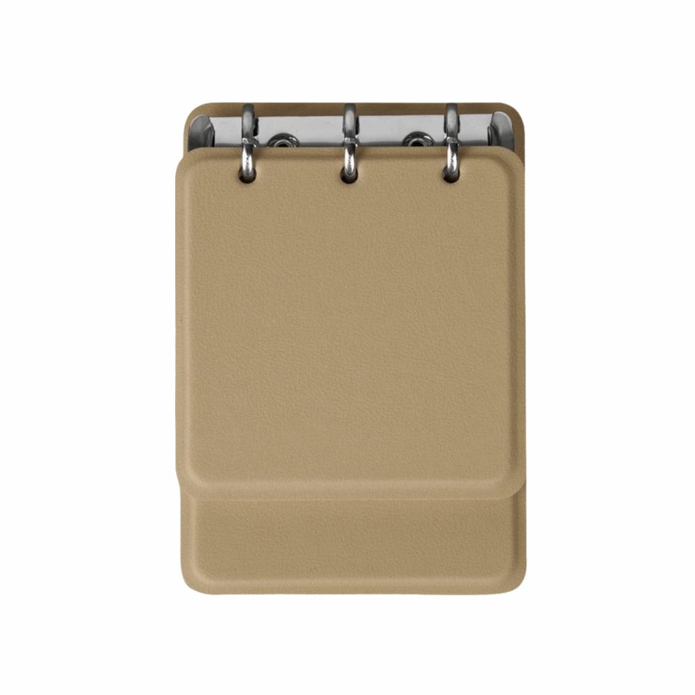 PU Leather Cover Loose-Leaf Notebook 3-Ring Binder Memo Pad Mini Pocket Notebook  Students