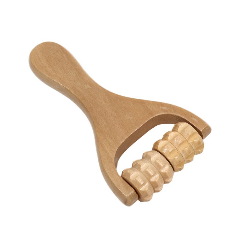 

1Pcs Wooden Massage Rollers Neck Roller Massager Wooden Trigger Point Roller Massager Muscle Roller for Back face Waist Leg Arm