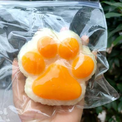Katzenpfoten-Quetschspielzeug, Stressabbau, Kätzchenpfoten-Kneifspielzeug, sensorisches Spielzeug für Kinder und Erwachsene, weicher TPR-Stressball, beruhigendes Tierkrallen-Zappelspielzeug