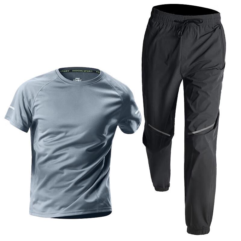 Ensemble de Sportswear de Course à Séchage Rapide pour Homme WEZHO