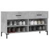 VidaXL Shoe Bench, Shoe Cabinet with 4 Shelves and Legs, Shoe Rack with 2 Drawers Living Room, Modern, 829744