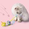 Interactive Cat Toy Ball Kitten Toys Interactive Cat Ball 3 Pieces Colorful Soft Teeth Cleaning Supplies With Bells Pet Supplies