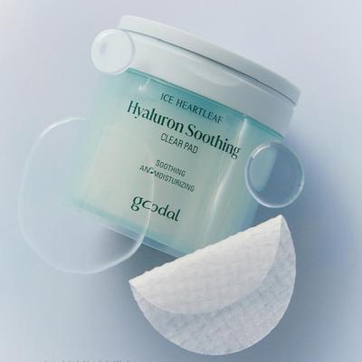 Goodal Ice Heartleaf Hyaluron tampon transparent apaisant 70ea