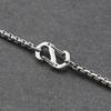 316 Stainless Steel Figure 8 Quick Release S-shaped Spring Buckle for Mini Keychain, Necklace, Bracelet - Adjustable Length.