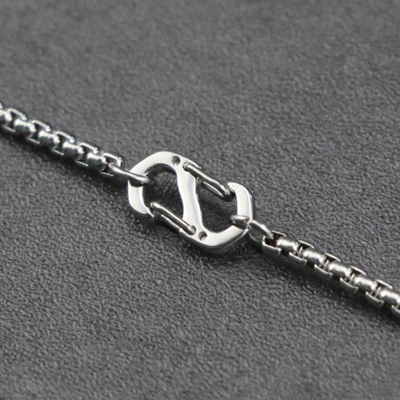 316 Stainless Steel Figure 8 Quick Release S-shaped Spring Buckle for Mini Keychain, Necklace, Bracelet - Adjustable Length.