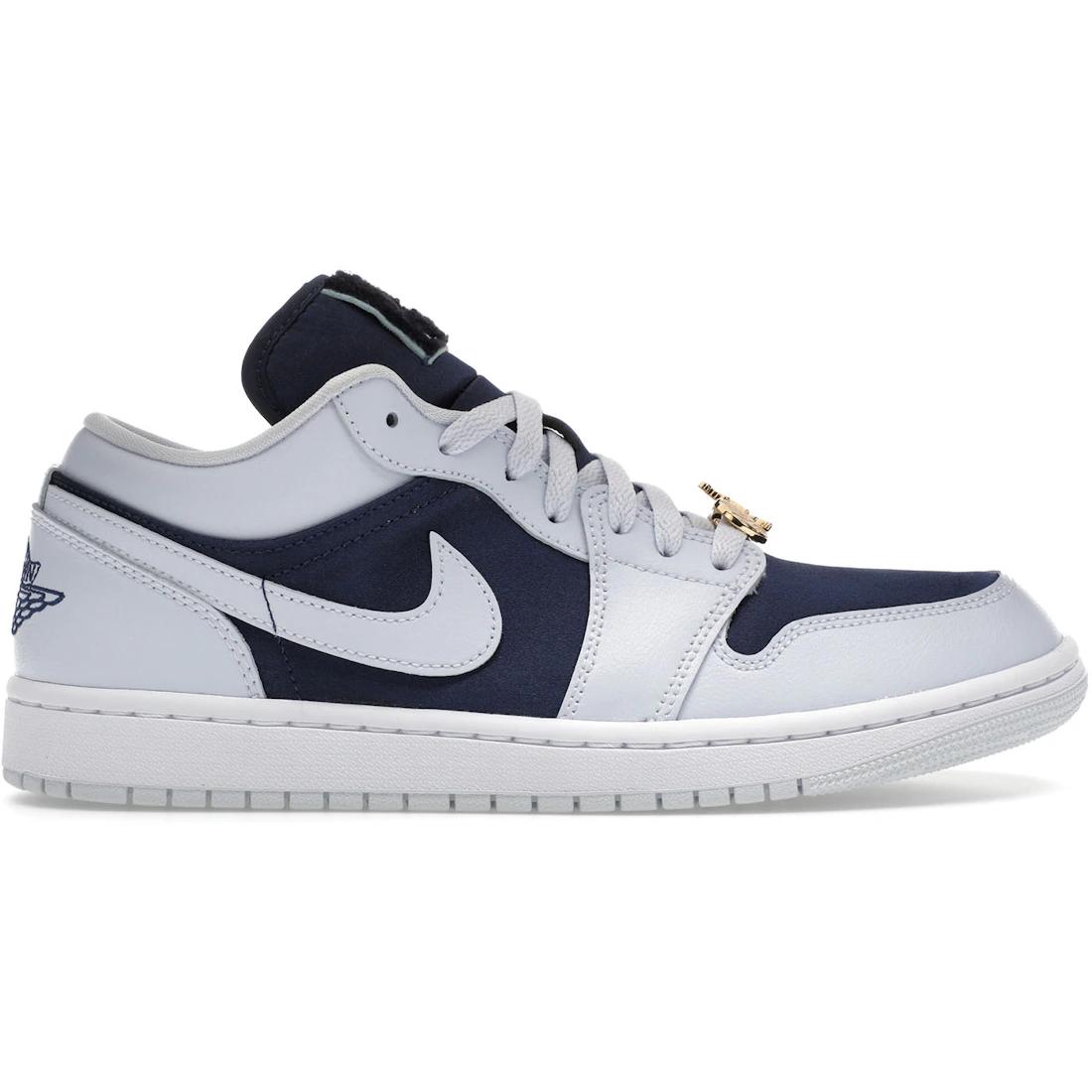 

Кросівки Jordan 1 Low SE Football Grey White Gym Red Midnight Navy (Жіночі)(FZ8778-044) 36.5