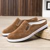 Herren Casual Atmungsaktiv und Vielseitig Stoffschuhe Slipper Board Schuhe Einschlupf Halbstützend Rutschfeste Schuhe