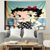 Betty Boop Print Tapestry, Lightweight Wall Hanging, for Bedroom, Dorm, Living Room, Home Art Decor - Birthday Christmas Gift for Friends