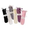 Girls Spring and Summer Lace Calf Socks Lolita Lace-up Bow Pink Girl Baby Pile Socks