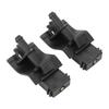 2pcs Front Windshield Washer Nozzle 85381‑30110 ABS Black High Strength for Auto Repairing