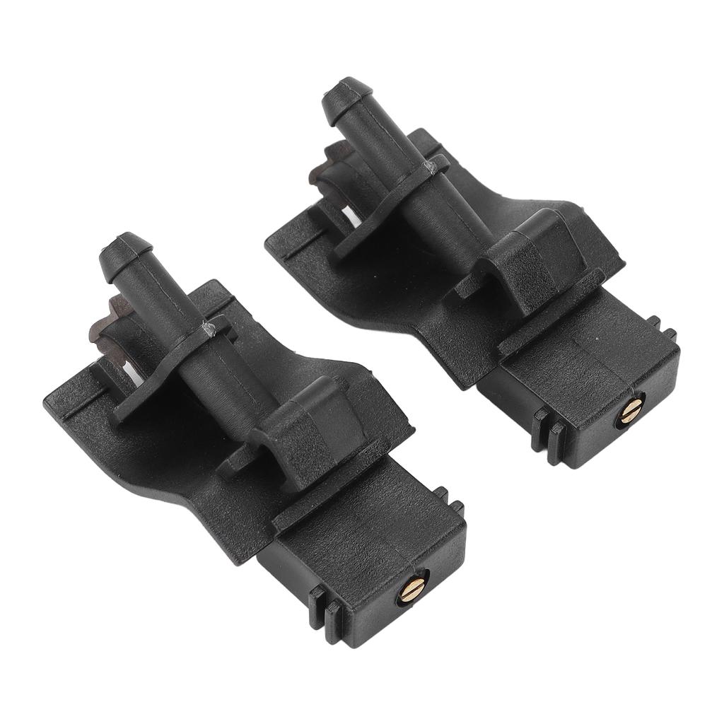 2pcs Front Windshield Washer Nozzle 85381‑30110 ABS Black High Strength for Auto Repairing