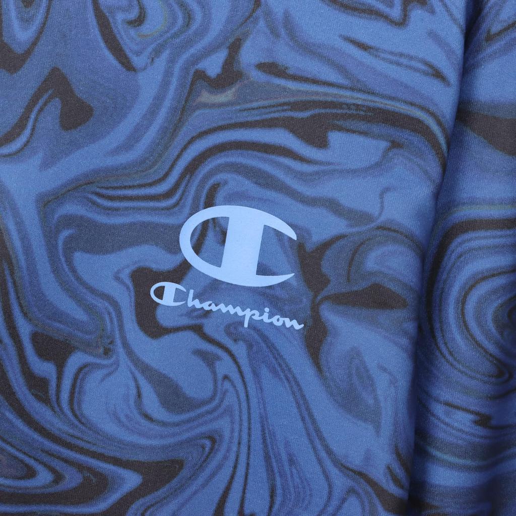 Champion Long Sleeve Fleece Hooded Sweatshirt with Rubber School Boys Kids' Print, CK-AS107-370-160