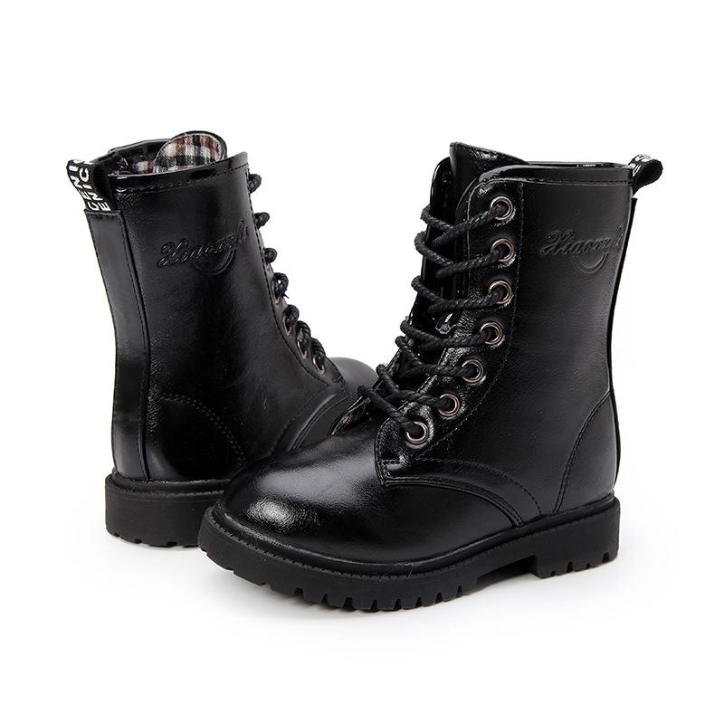 Kinderstiefel, Mädchen-Kurzstiefel, Frühling und Herbst, Koreanische Version der Britischen Martin-Stiefel