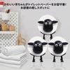 QY MARKET Set of 3 Sheep Toilet Paper Holders 38mm Easy To Bathroom Makes a Great Gift [JIS Standard, Diameter] Stylish, Scandinavian-inspired Design,